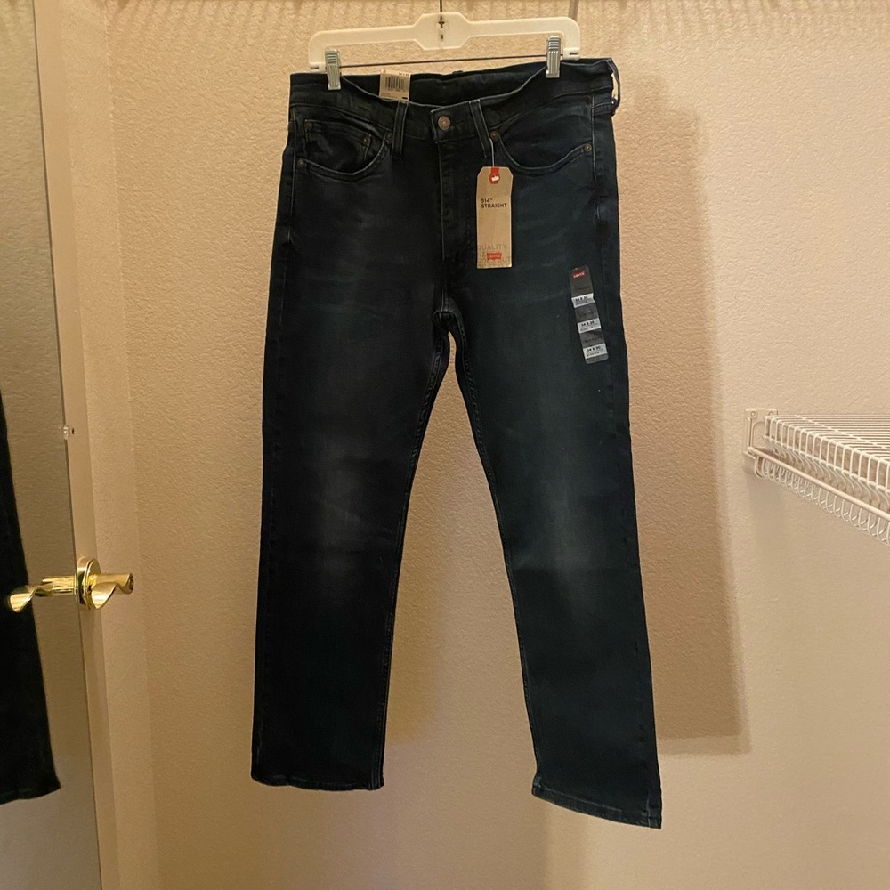 514 Straight Leg Mens blue jeans Levi’s New